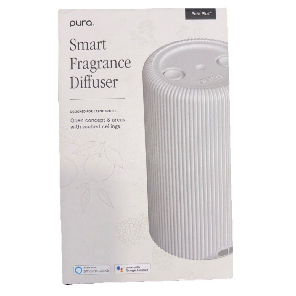 PURA Plus Smart Fragrance Diffuser White Wi-Fi Alexa Google NEW